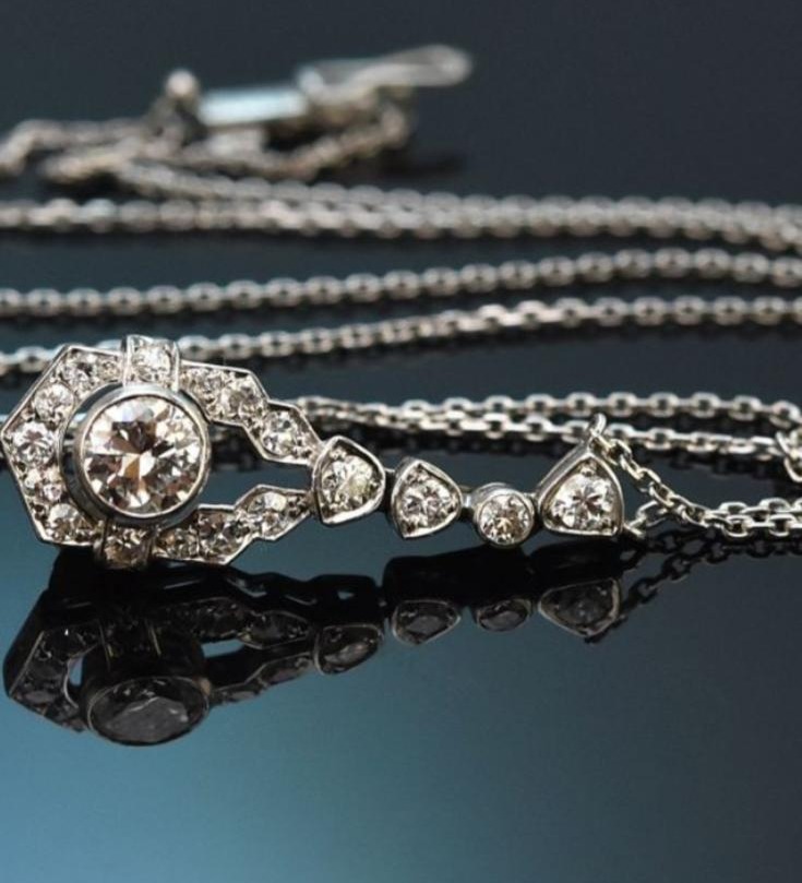 Antikes Diamant-Collier